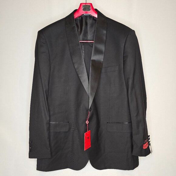 Mazari Paris Tux, Style 5000T in Black, Men's L50/W44, NWT